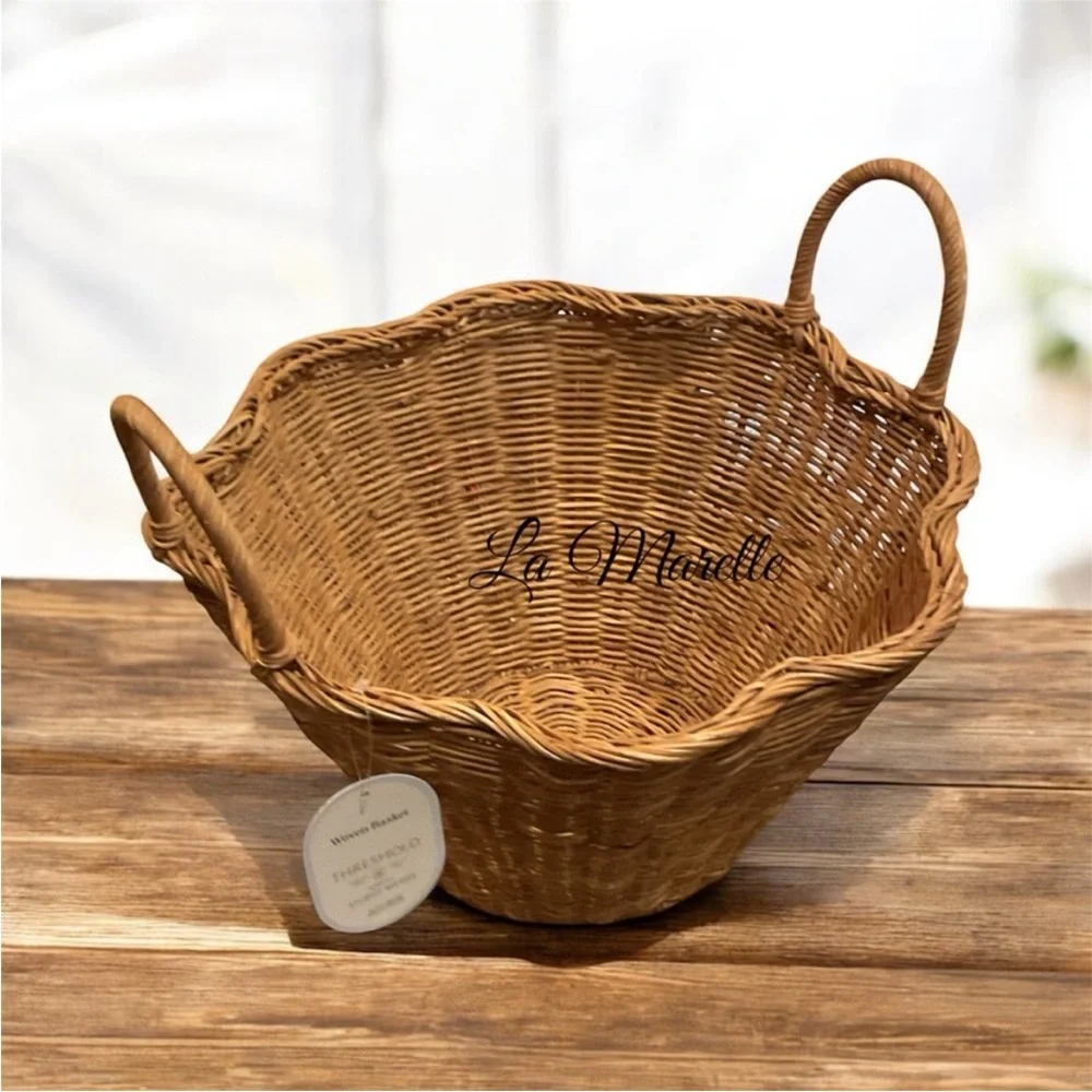 Small Scallop Woven Basket - Threshold™ designed with Studio McGee